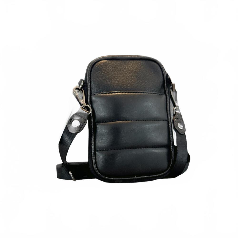 NEW CEJON blocked media cell phone crossbody bag in black